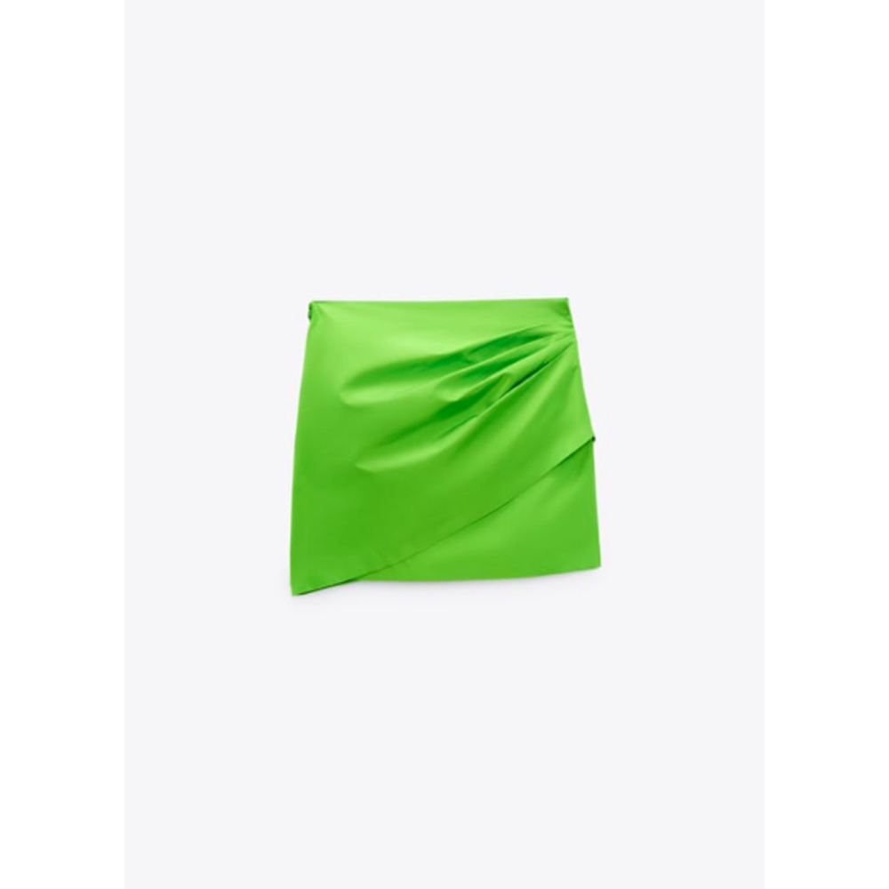 Zara DRAPED MINI SKIRT LIMITED EDITION